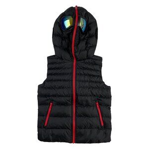 ANNIL Ski Winter Vest Down Little Boy Zip Up Hood Ski Glasses Size 130/64 US 7/8